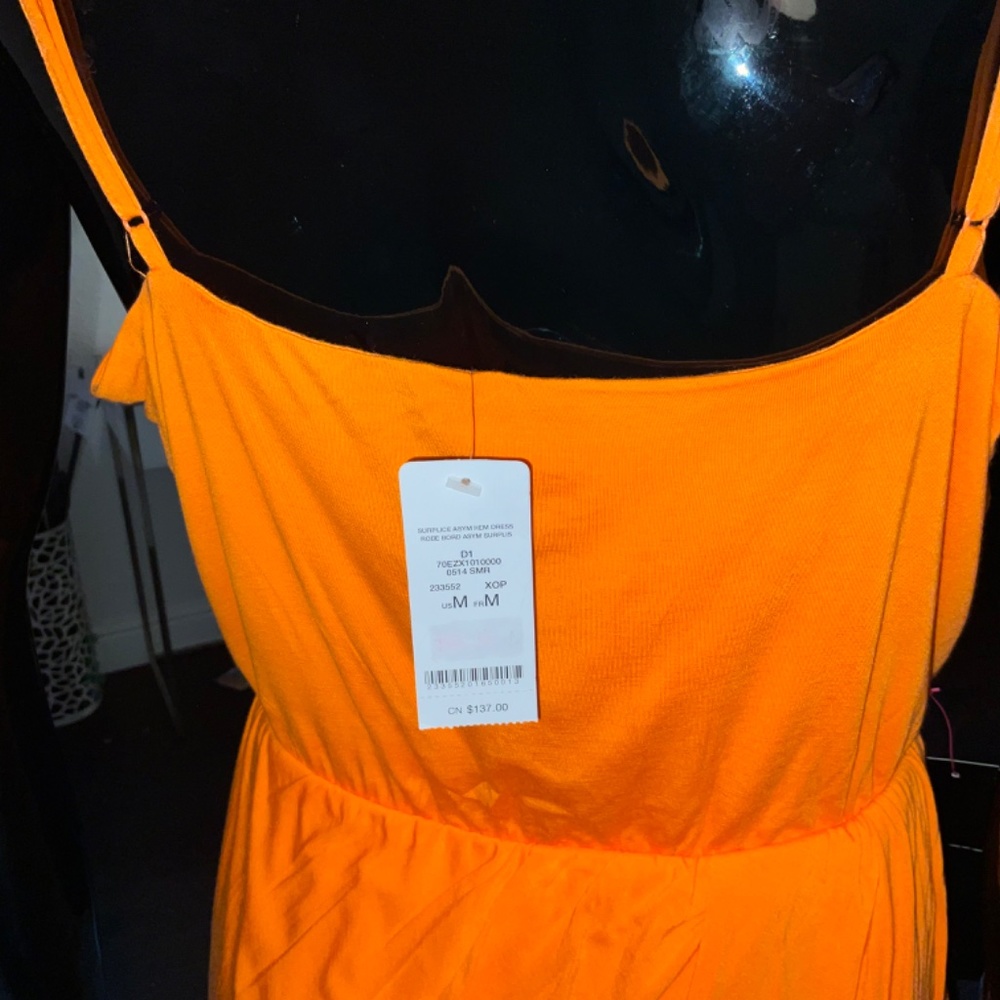 NWT BEBE SEXY FAUX SIDE WRAP ASYMMETRICAL DRESS 😍😍😍😍 - Picture 7 of 9